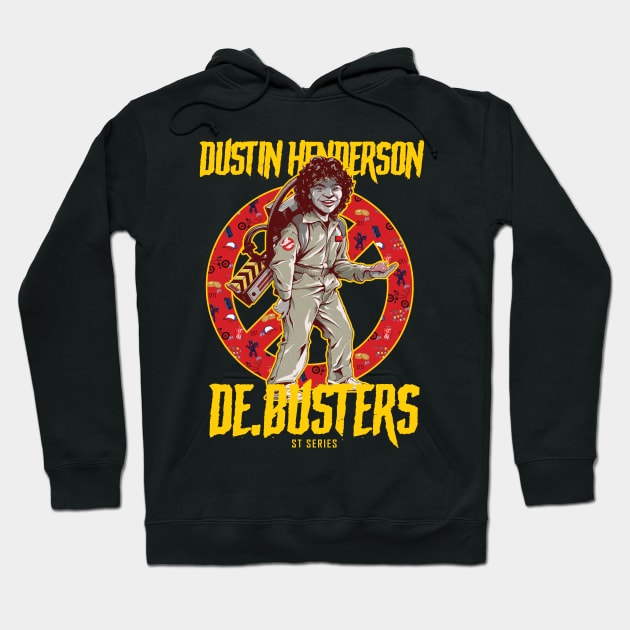 De.Busters - Dustin Henderson ST Series Hoodie by Dayat The Thunder